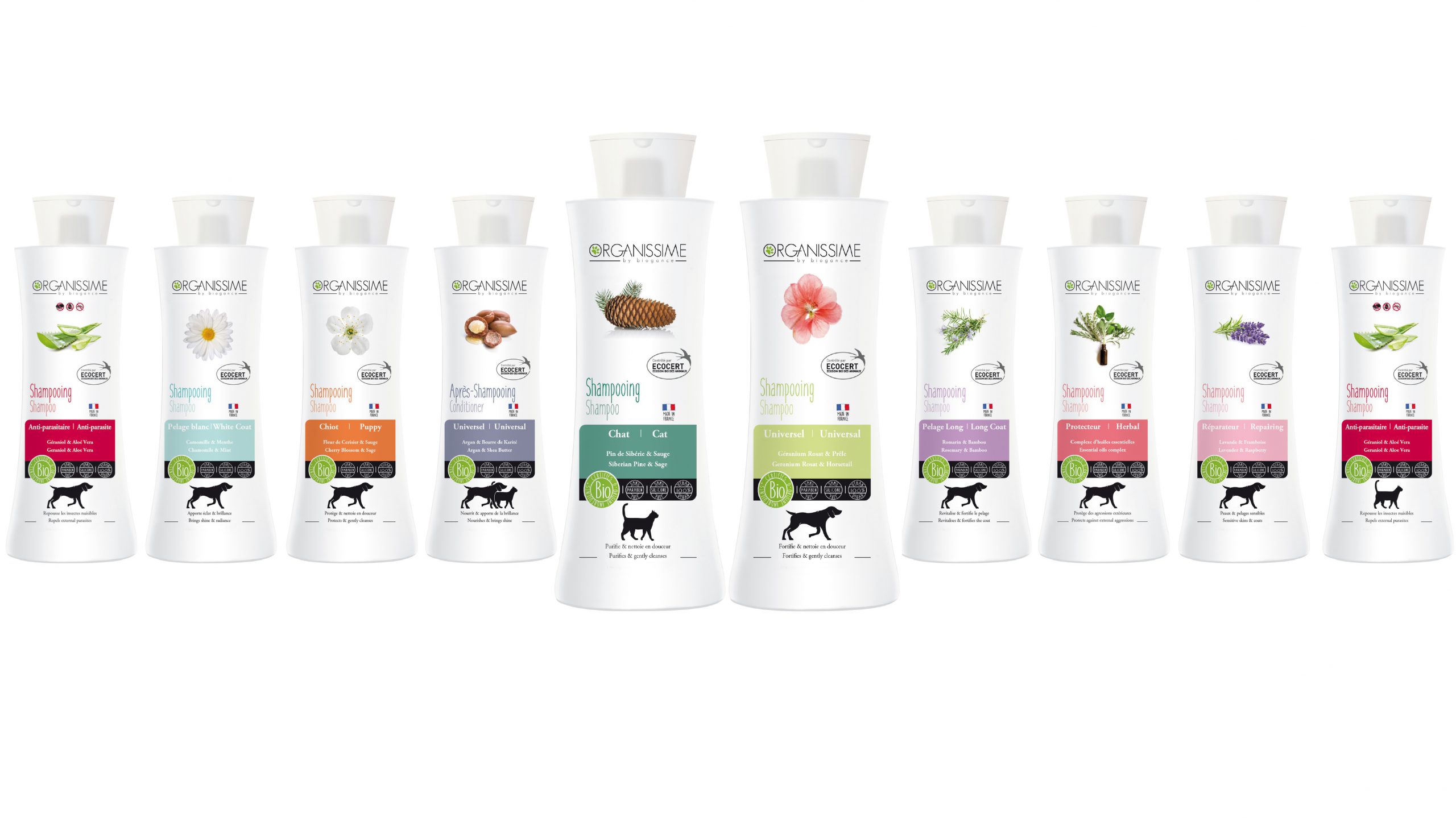 SHAMPOO PERROS BIOGANCE SENSITIVE SKIN REPAIRING ECOCERT BIO 250 ML - 4