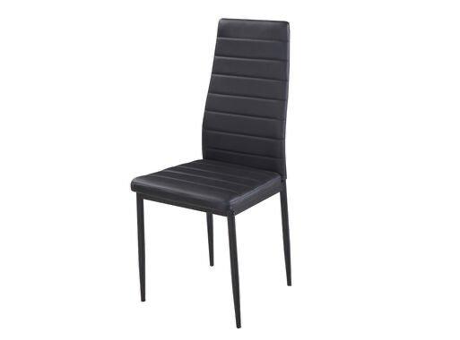 Comedor de vidrio, con 6 sillas color negro - 5