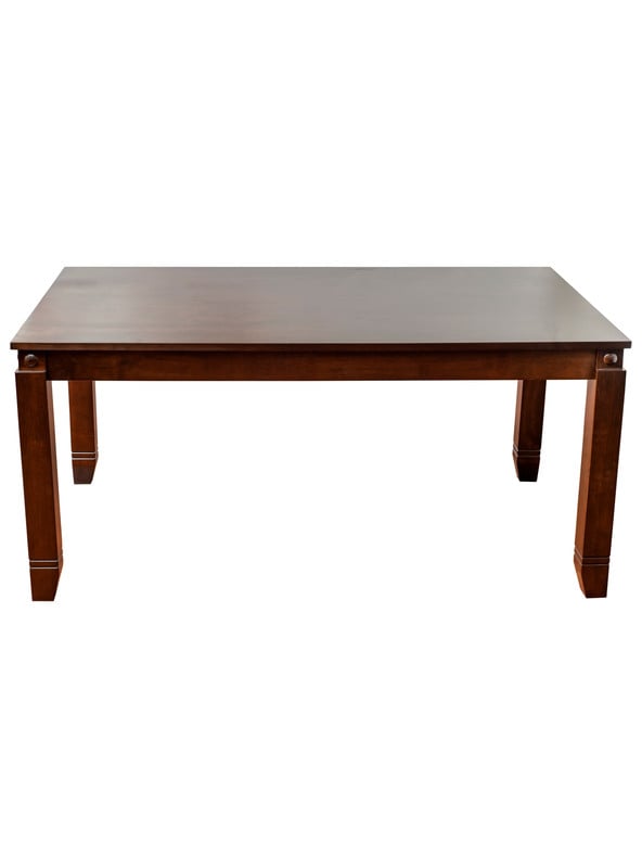 COMEDOR DE MADERA CON 6 SILLAS TAPIZ CAPITONÉ MODELO GRECIA BEIGE - 6