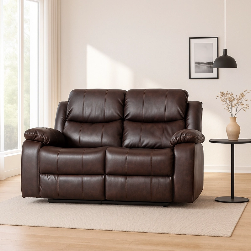 BERGER SWEET HOGAR RECLINER 2 CUERPOS ACERO CHOCOLATE RECLINLABLE BROWN DARK - 1