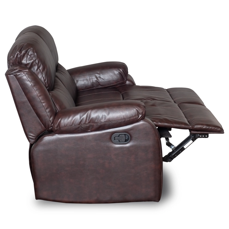 BERGER SWEET HOGAR RECLINER 2 CUERPOS ACERO CHOCOLATE RECLINLABLE BROWN DARK - 6