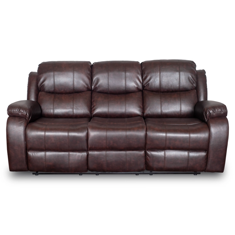 PACK BERGER 3 CUERPOS SWEET HOGAR RECLINER MAS 2 SOFÁS 1 CUERPO ( 3+1+1) BROWN DARK - 2