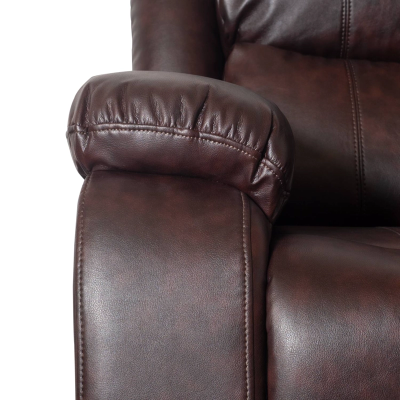BERGER RECLINABLE 2 CUERPOS COLOR BROWN DARK - 3