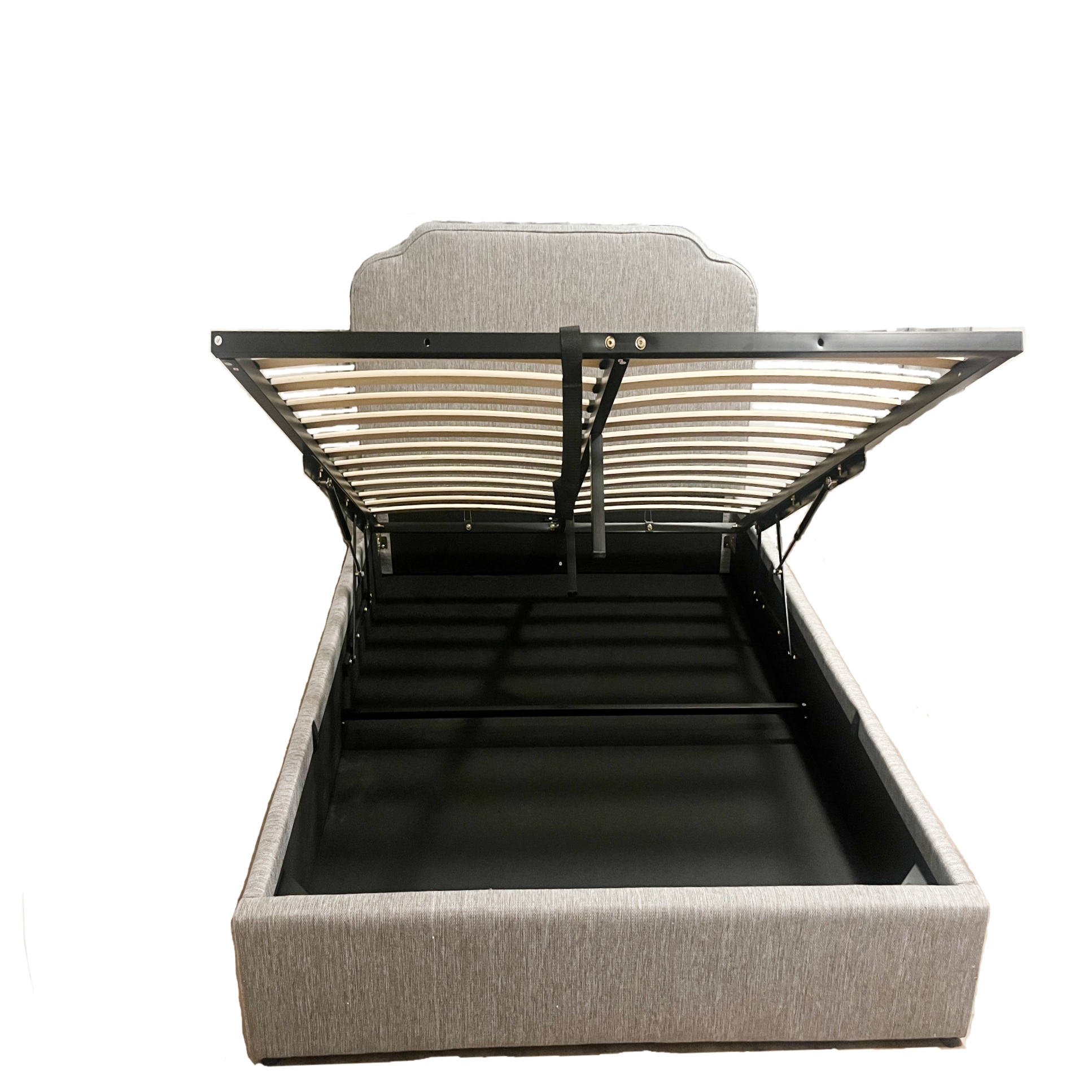 CAMA KING CON RESPALDO/ ALMACENAMIENTO INCORPORADO - 3