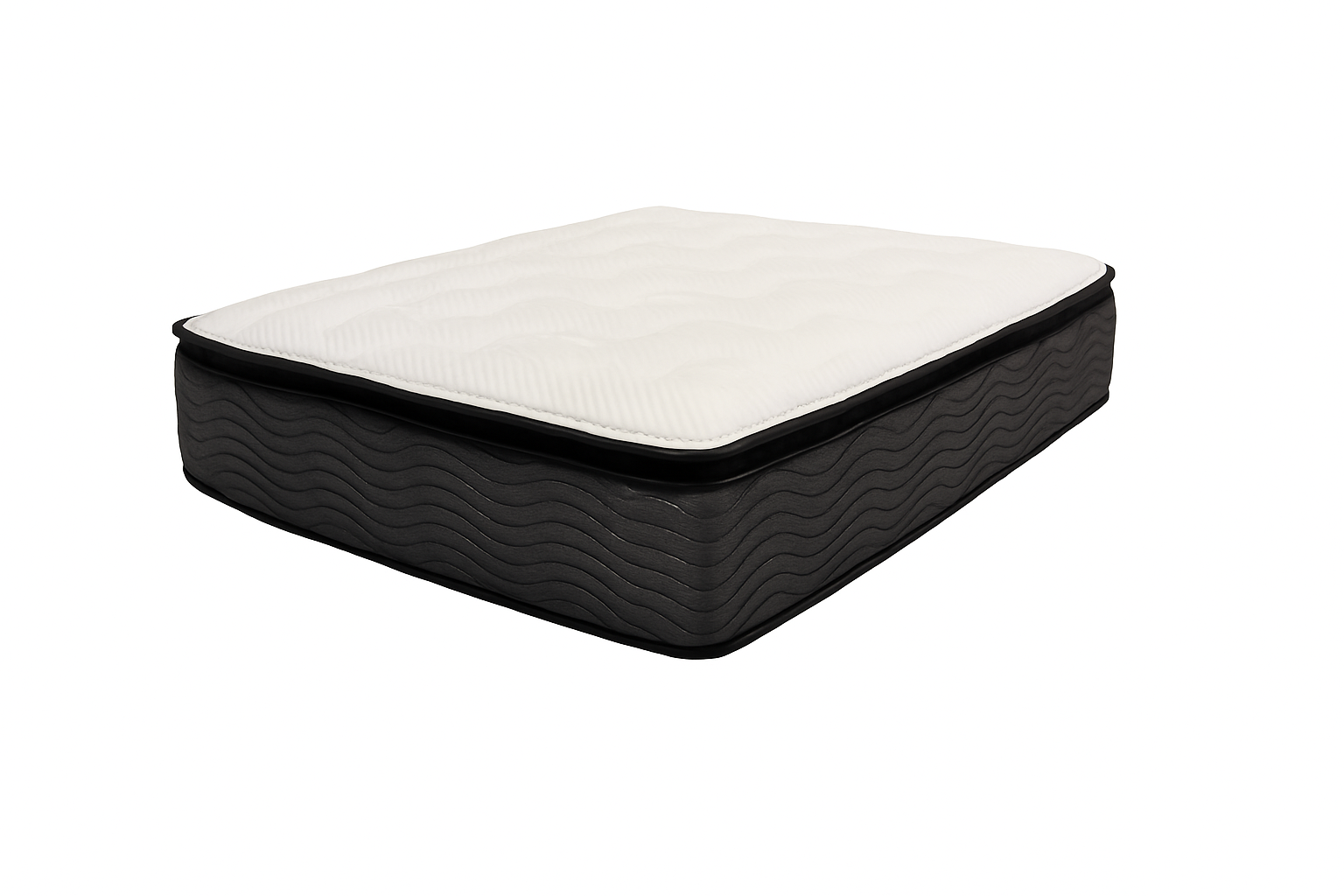 CAMA EUROPEA KING + COLCHON Y RESPALDO INCORPORADO - 4