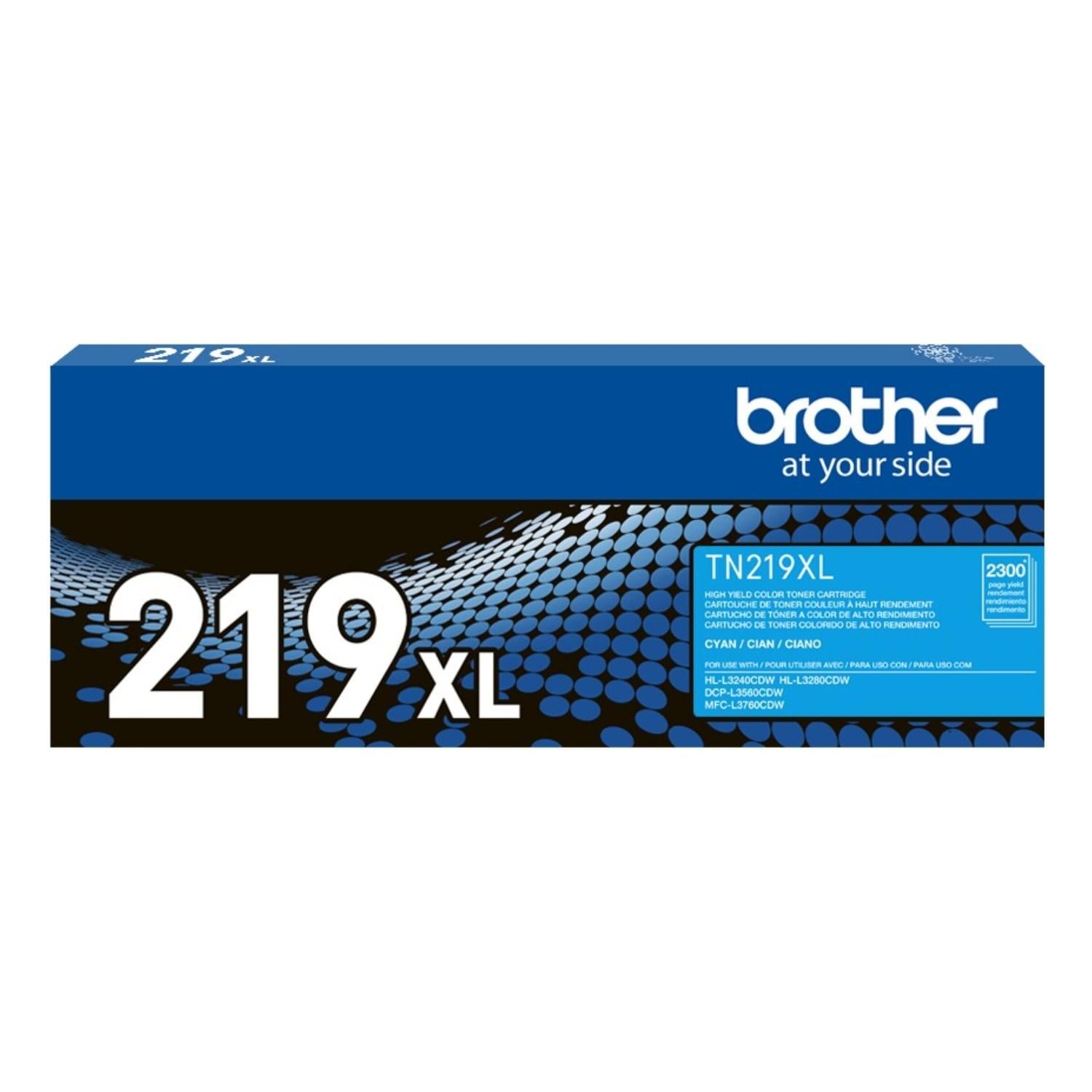TONER BROTHER TN-219XL CYAN ORIGINAL - 1
