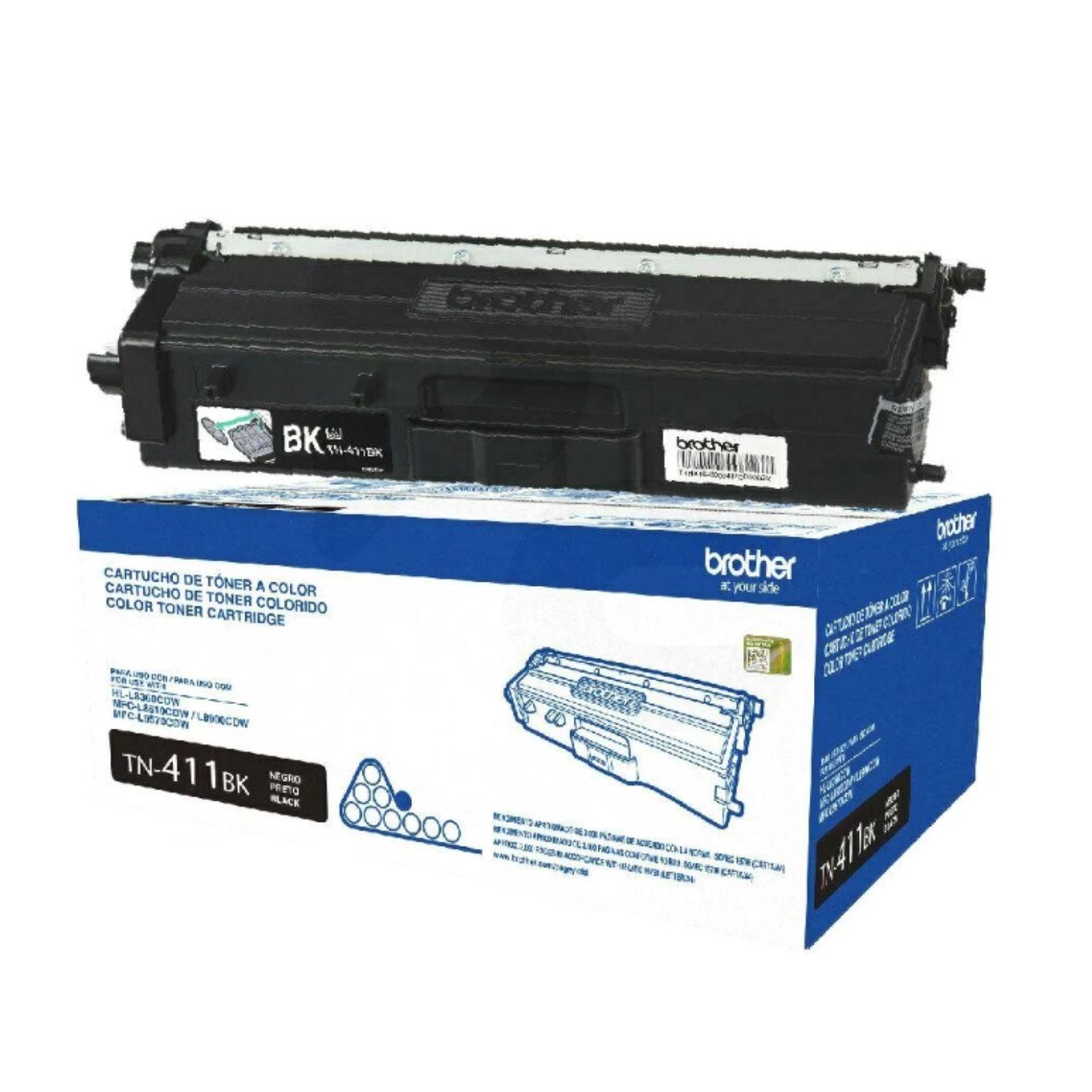 TONER BROTHER TN-411BK NEGRO ORIGINAL PARA IMPRESORAS LASER - 3
