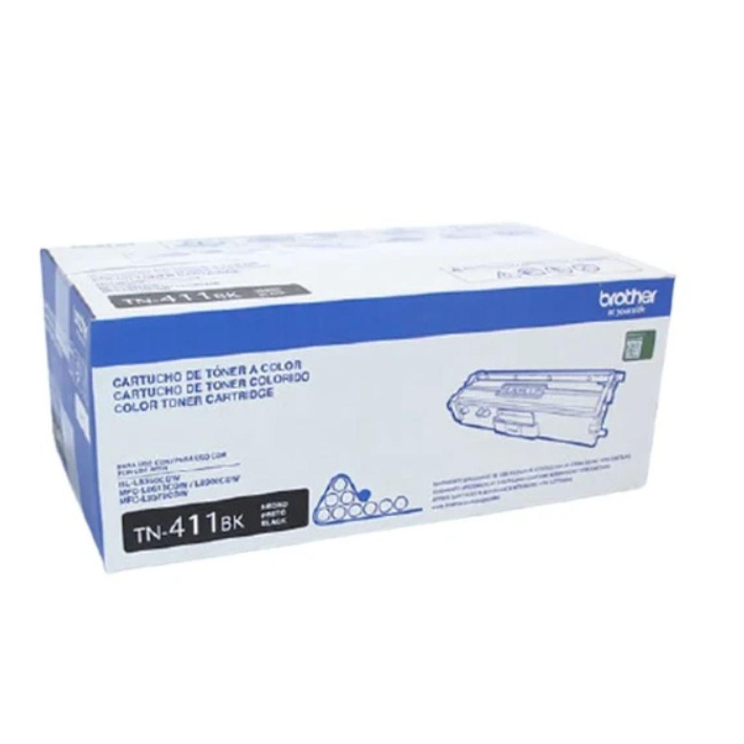 TONER BROTHER TN-411BK NEGRO ORIGINAL PARA IMPRESORAS LASER - 4
