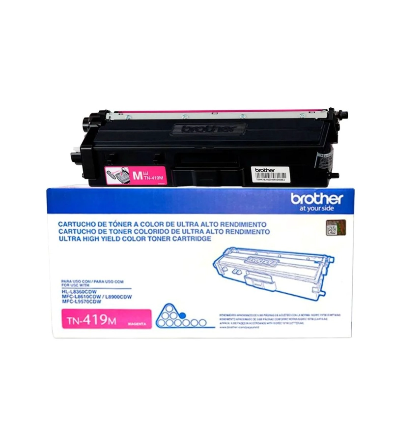 PACK DE CARTUCHOS DE TONER TN-419 4 COLORES - 4