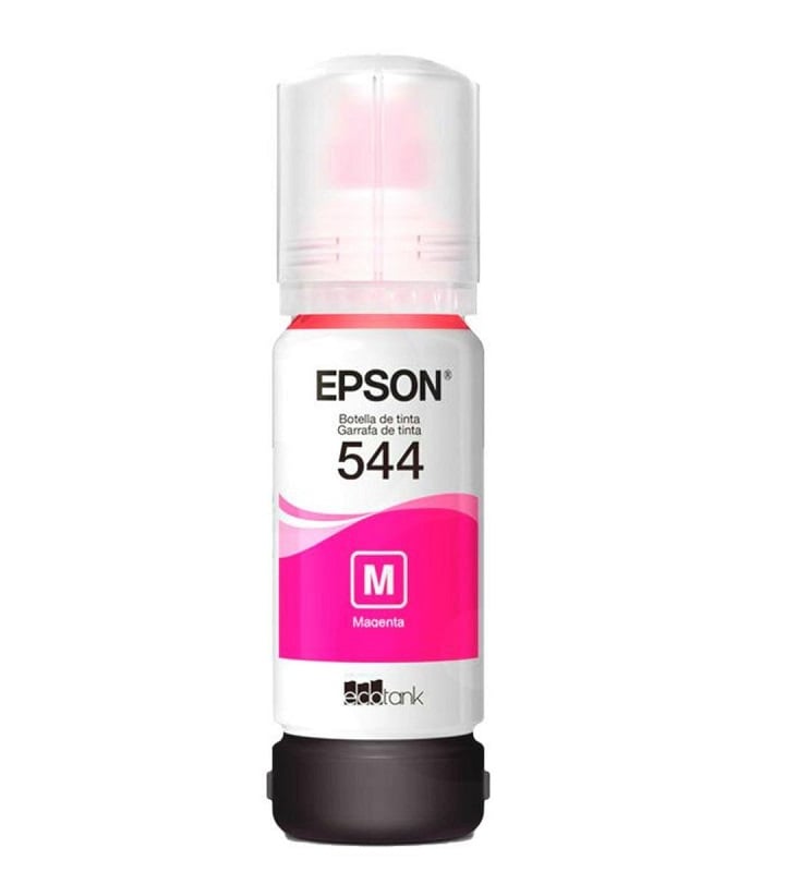 TINTA EPSON T544 MAGENTA ORIGINAL PARA IMPRESORAS ECOTANK - 3