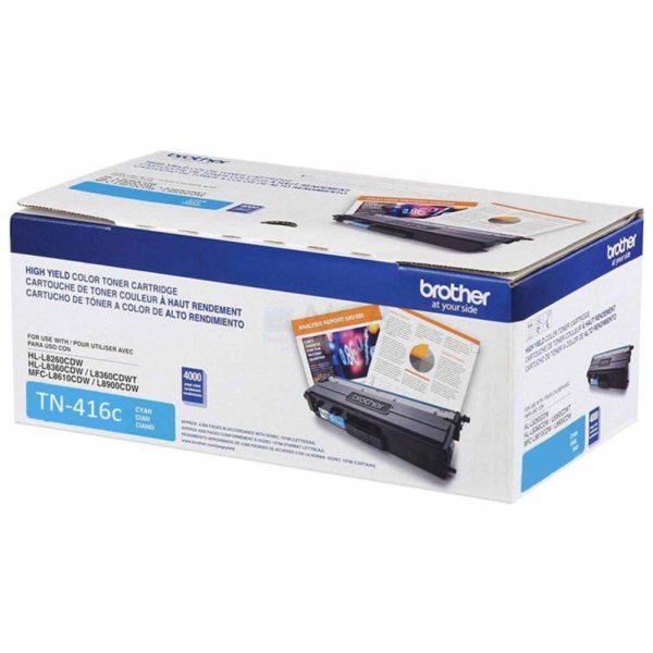 TONER BROTHER TN-416 CYAN ORIGINAL ALTO RENDIMIENTO - 1