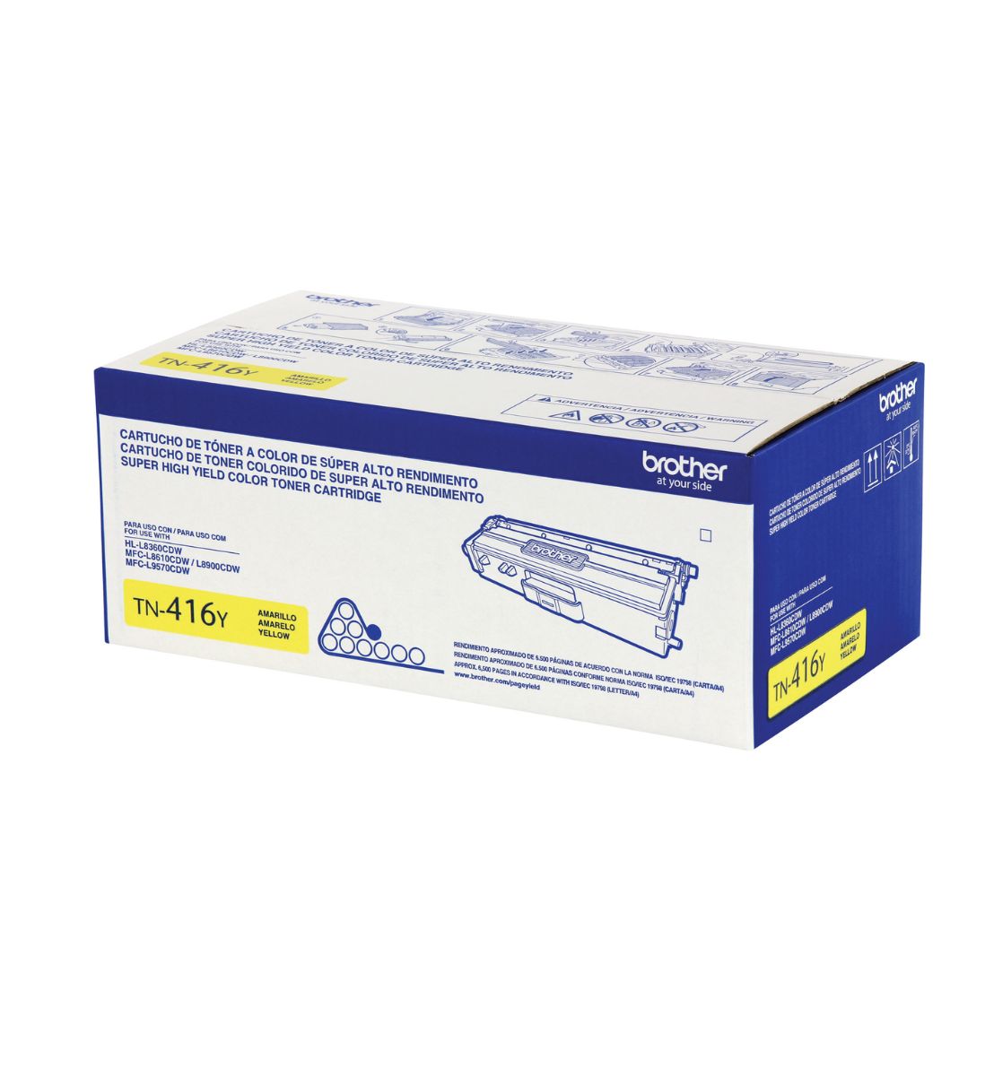 TONER BROTHER TN-416 AMARILLO ORIGINAL ALTO RENDIMIENTO - 3