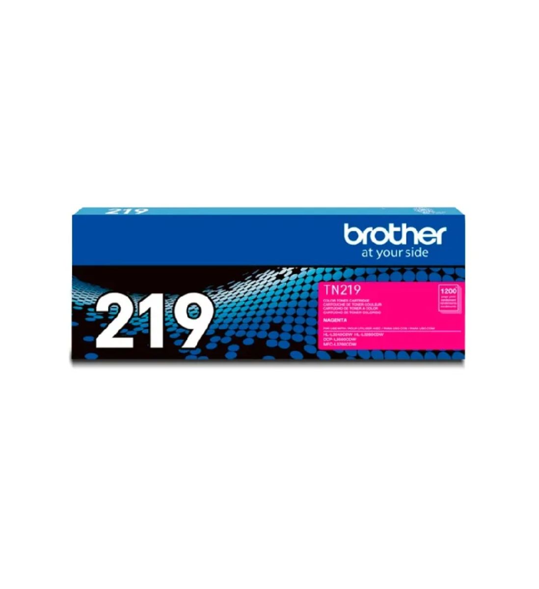 TONER BROTHER TN-219M MAGENTA ORIGINAL ALTO RENDIMIENTO - 2