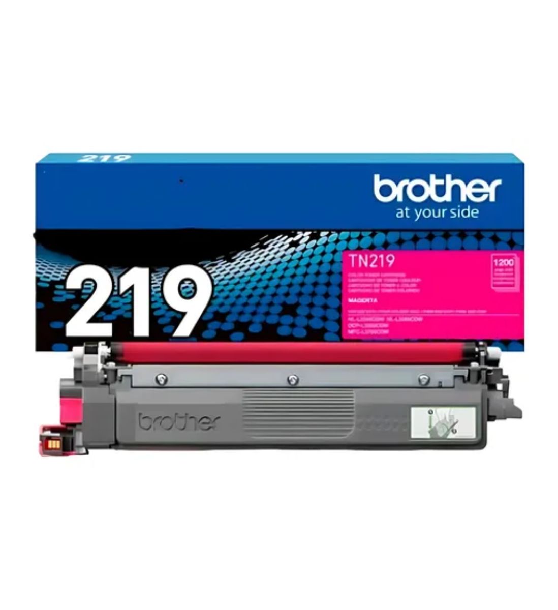 PACK 4 COLORES BROTHER TN-219 NEGRO, CYAN, MAGENTA, AMARILLO ORIGINALES - 3