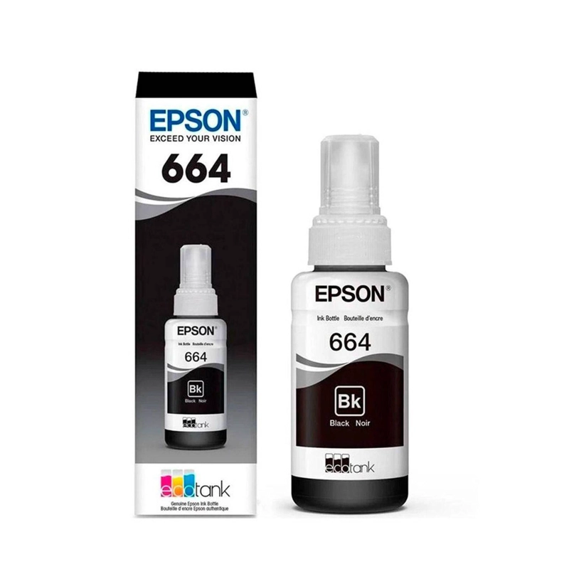 BOTELLA DE TINTA EPSON T664 NEGRO T664120 - 1
