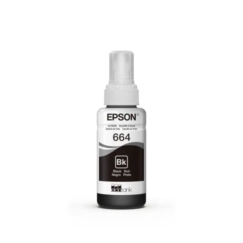 BOTELLA DE TINTA EPSON T664 NEGRO T664120 - 3