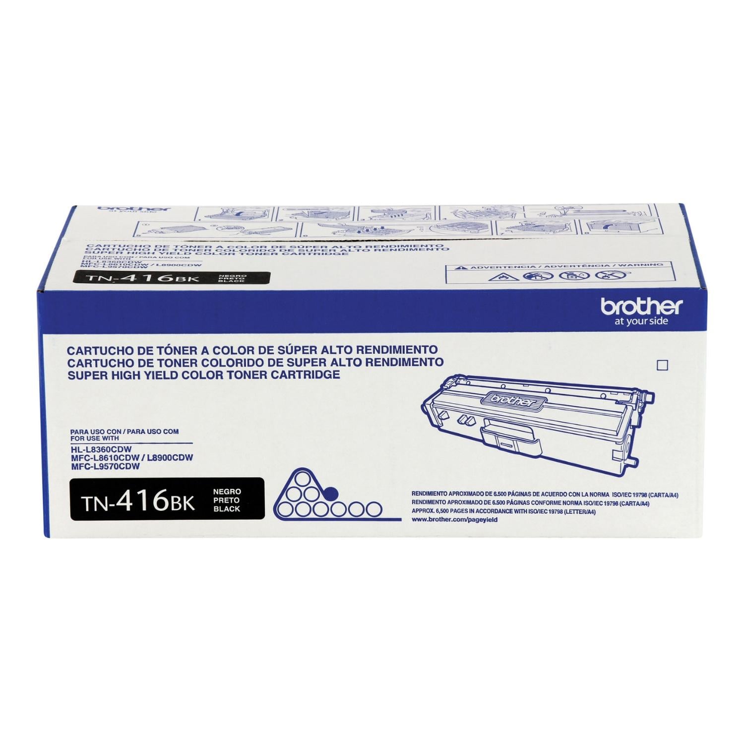 TONER BROTHER TN-416BK NEGRO ORIGINAL PARA IMPRESORAS LASER - 1