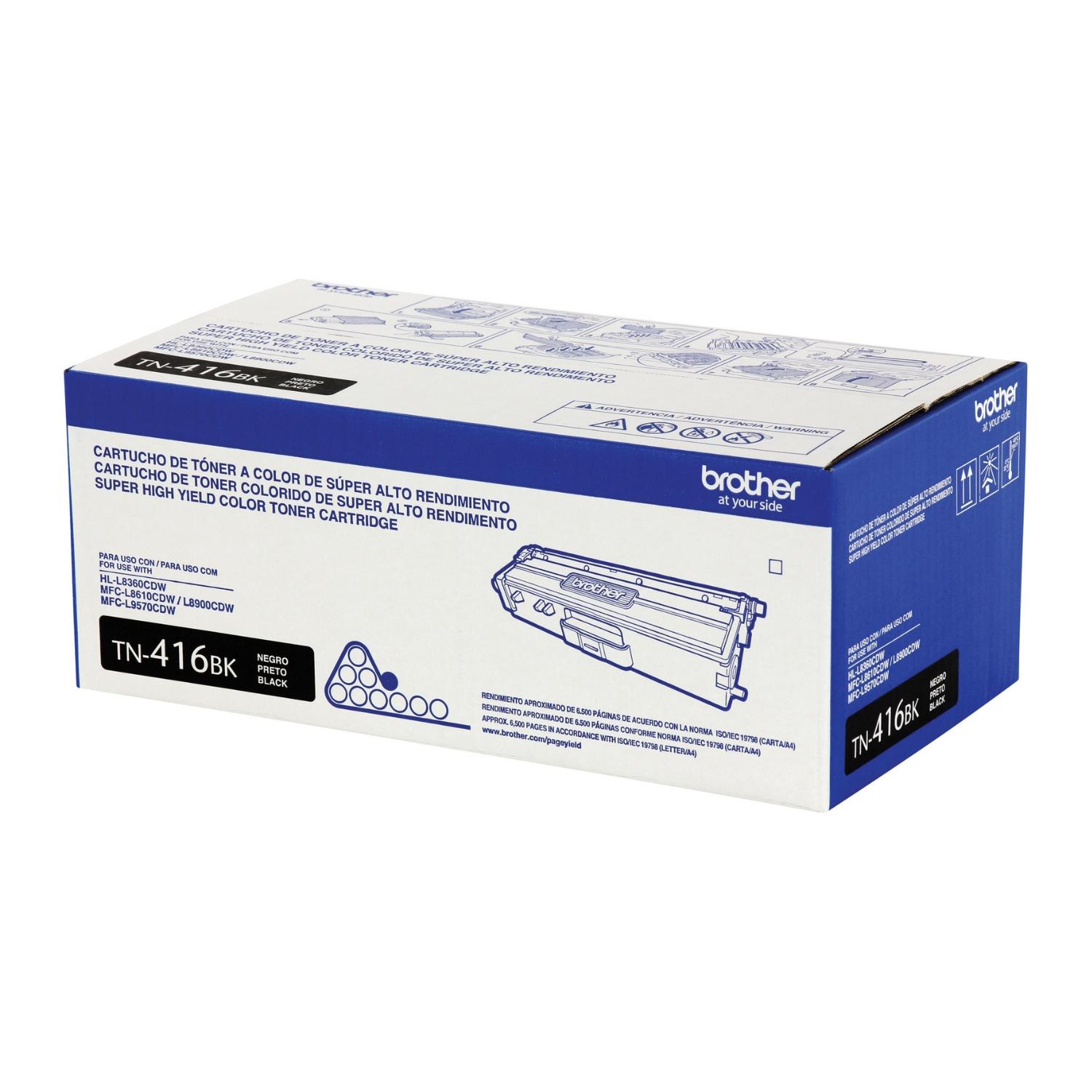 TONER BROTHER TN-416BK NEGRO ORIGINAL PARA IMPRESORAS LASER - 2