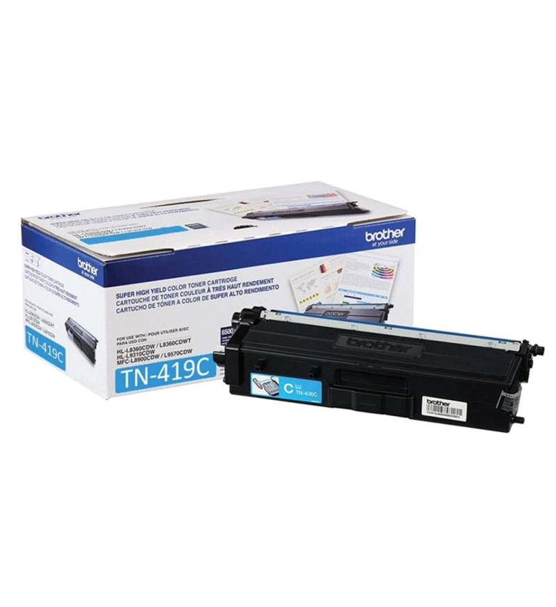 TONER BROTHER TN-419C CYAN ORIGINAL ALTO RENDIMIENTO 6.500 PAGINAS - 3