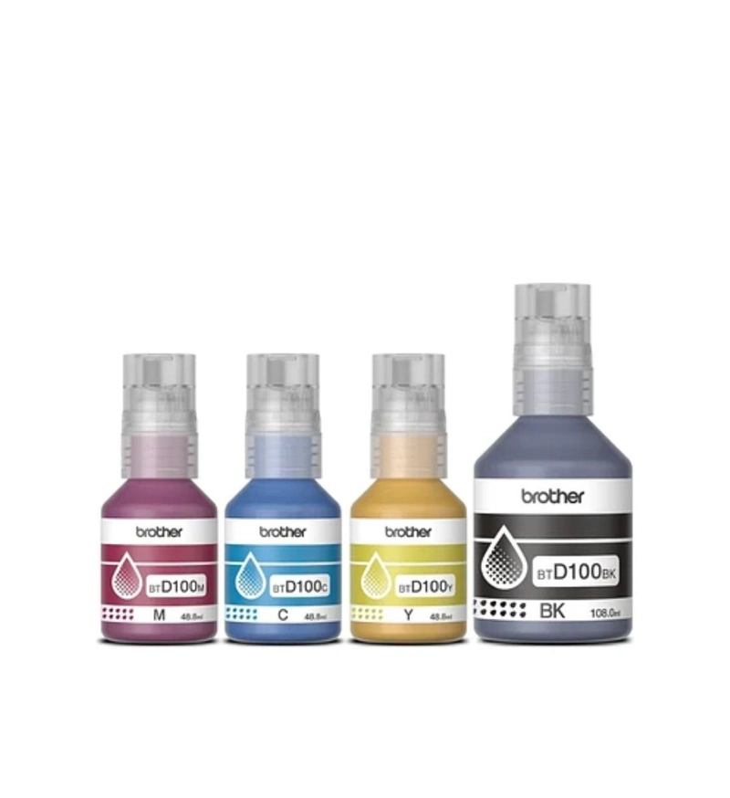 BROTHER PACK TINTAS BTD100 BK/C/M/Y 4 COLORES - 2