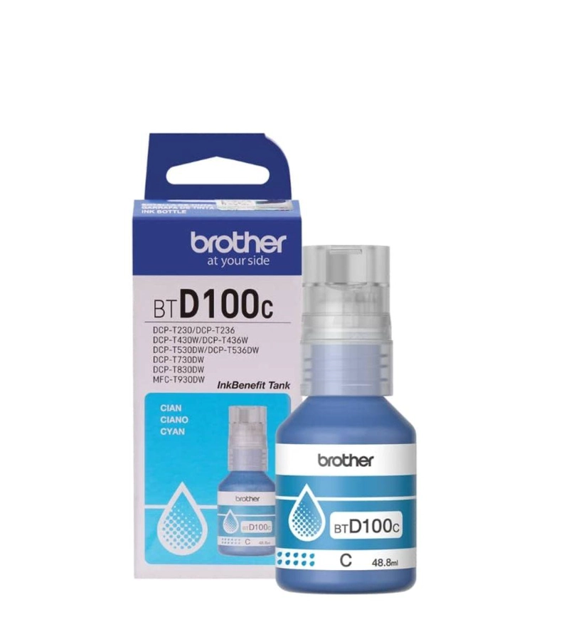 BROTHER PACK TINTAS BTD100 BK/C/M/Y 4 COLORES - 5