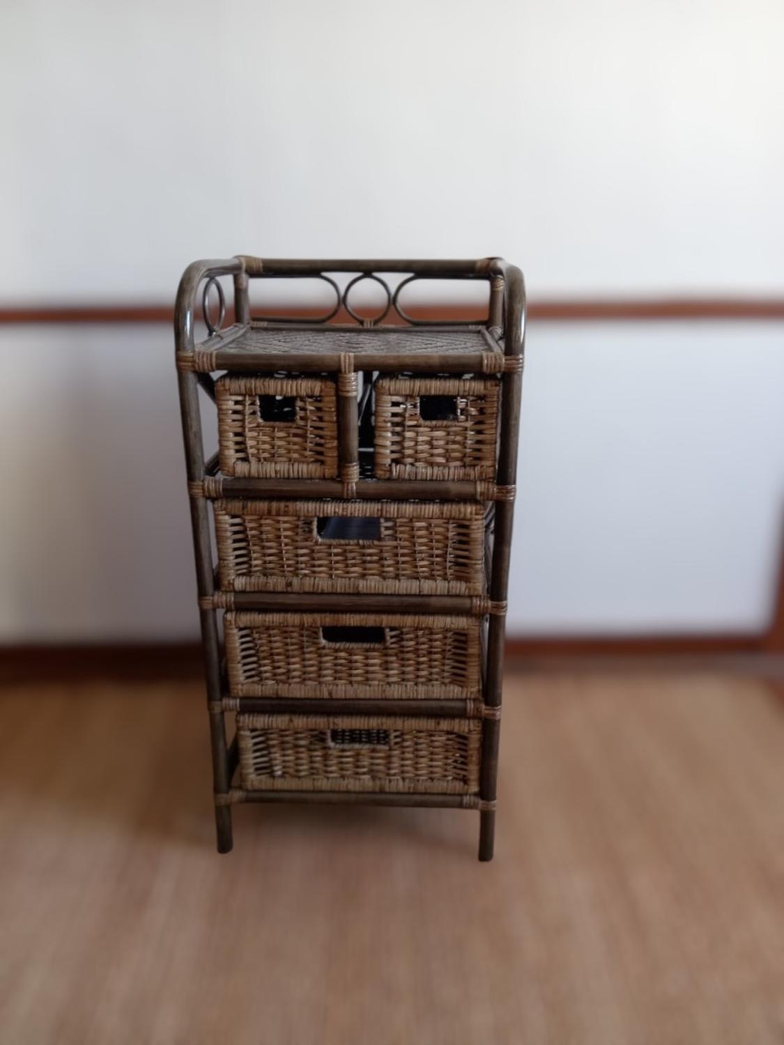 REPISA DE RATTAN NATURAL - 1
