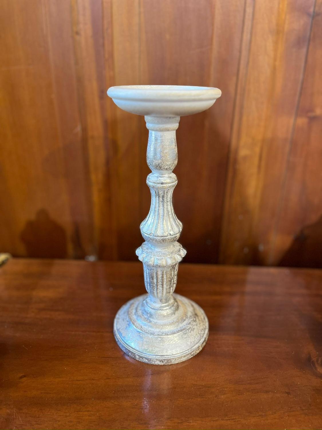 CANDELABRO DISEÑO PILAR DE MADERA - 2