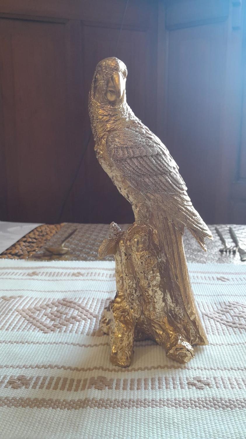 FIGURA DE LORO EN DORADO - 3