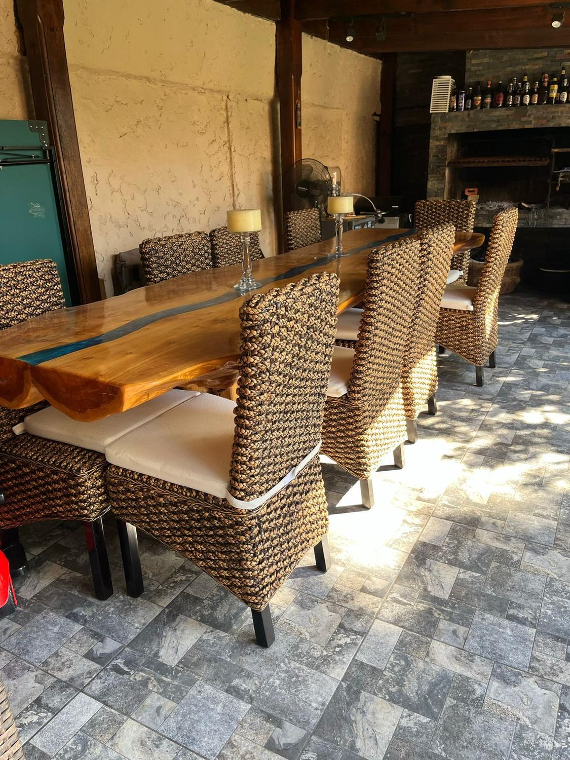 SILLA DE COMEDOR JACINTO, RATTAN NATURAL - 3