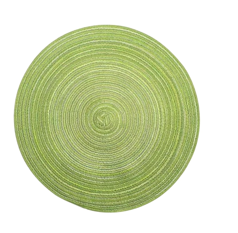 6 INDIVIDUALES VERDE PISTACHO - 1