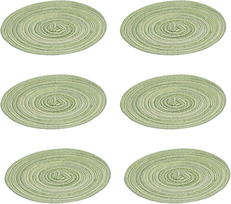 6 INDIVIDUALES VERDE PISTACHO - 4