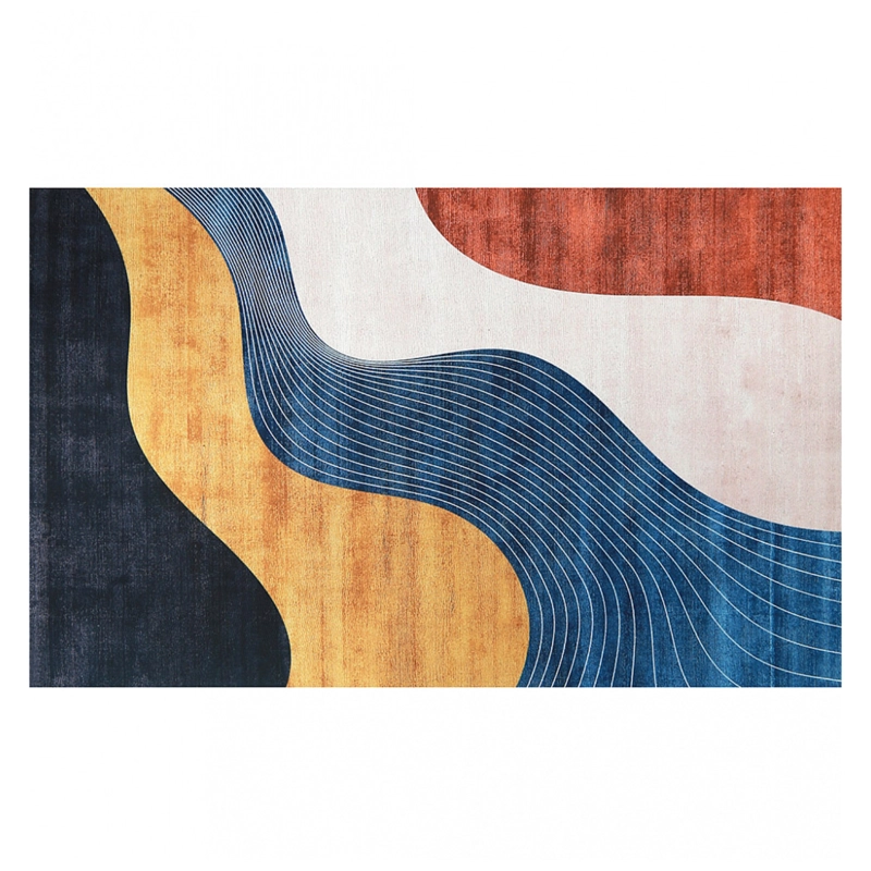 ALFOMBRA DE PISO 200X300 CM TEXTURA SUAVE PIEL DE DURAZNO BASE ANTIDESLIZANTE - 2