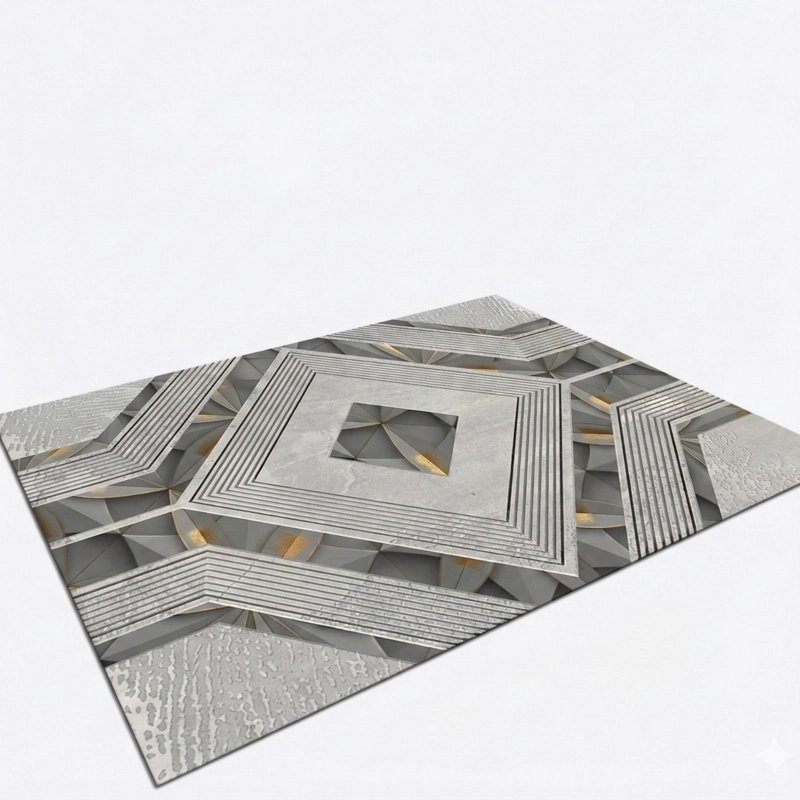 ALFOMBRA ANTIDESLIZANTE HOGAR 180X200 CM DECORATIVA INTERIOR - 5