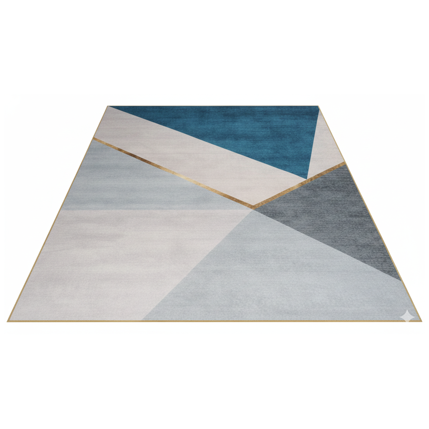 ALFOMBRA ANTIDESLIZANTE HOGAR 180X200 CM DECORATIVA INTERIOR - 3
