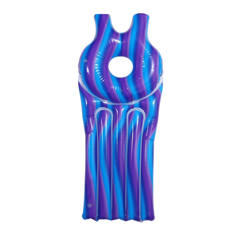 FLOTADOR INFLABLE TIPO TABLA COLCHONETA PISCINA Y PLAYA 180X57 CM AZUL - 2