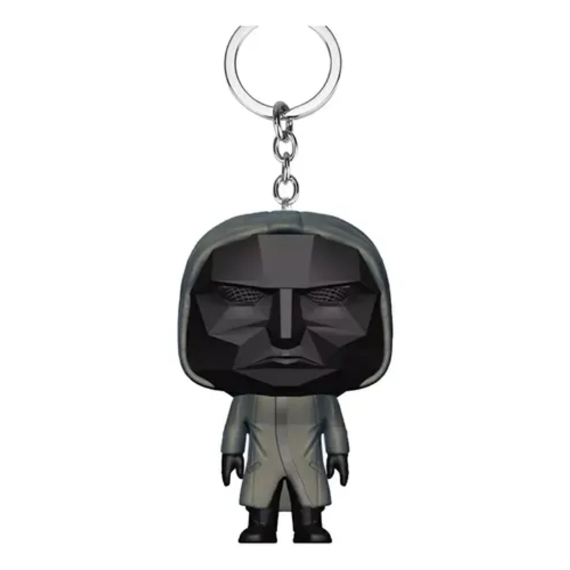 LLAVERO DE SILICONA 3D EL JUEGO DEL CALAMAR FIGURA MASCARA NEGRA - 1