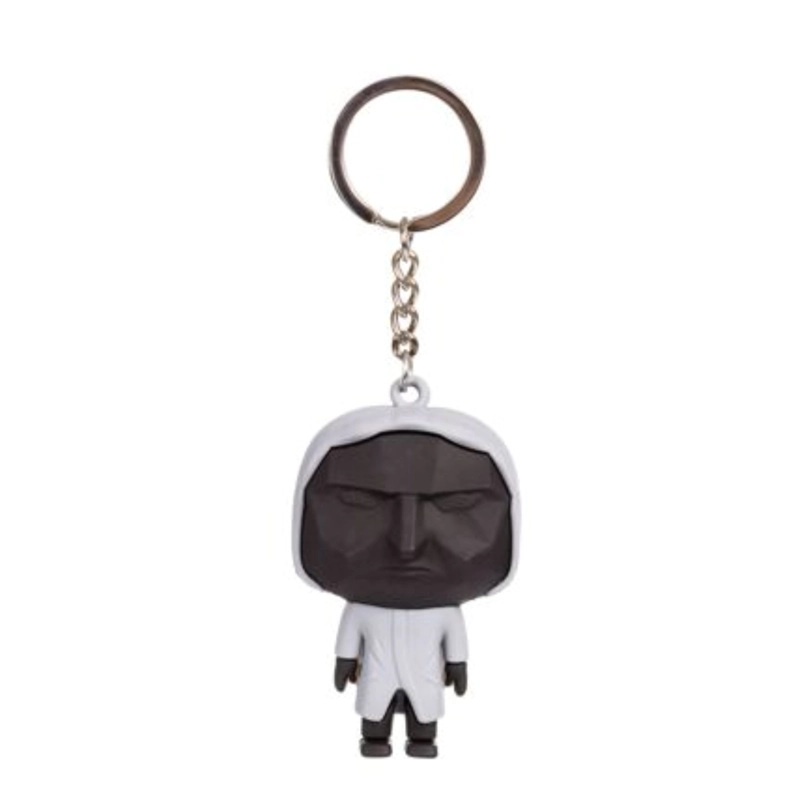 LLAVERO DE SILICONA 3D EL JUEGO DEL CALAMAR FIGURA MASCARA NEGRA - 2
