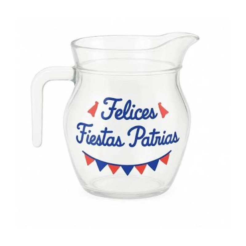 PACK 4 JARRAS LORITO DE VIDRIO 500 ML PARA TERREMOTO Y FIESTAS PATRIAS - 6
