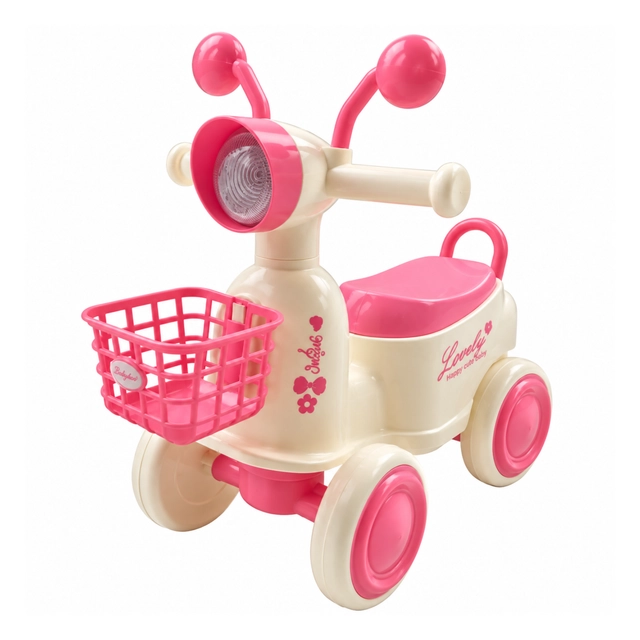 CORREPASILLOS INFANTIL TIPO SCOOTER CON CANASTO Y LUCES SONIDO - 1