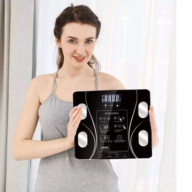PESA DIGITAL AVANZADA 180KG 79 ANALISIS COMPOSICION CORPORAL BLUETOOTH - 7