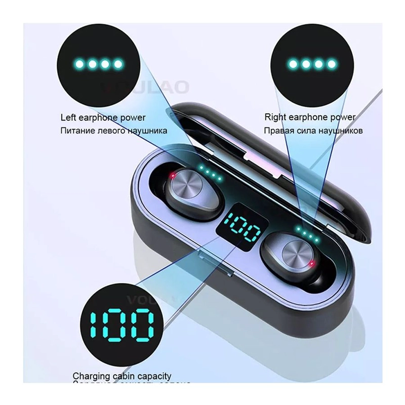 AUDÍFONOS IN EAR F9 5.0 BLUETOOTH 5.0 - 3