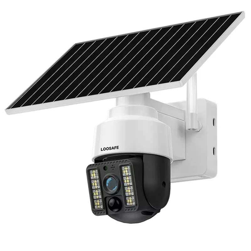 CÁMARA INTELIGENTE WIFI PANEL SOLAR OUTDOOR MOTORIZADA FULL HD 360°