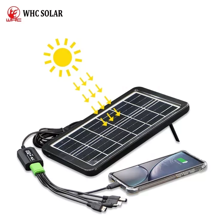PANEL SOLAR PORTÁTIL CARGADOR MÚLTIPLE 35W - 4
