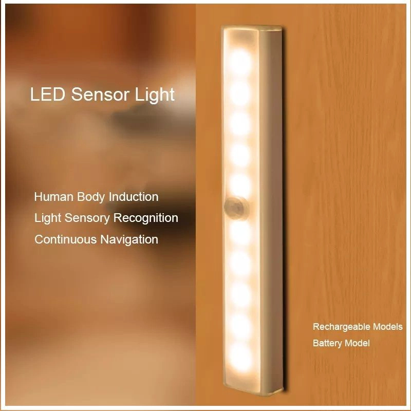BARRA LUZ LED INTELIGENTE CON SENSOR DE MOVIMIENTO RECARGABLE - 3