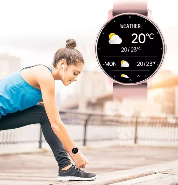 SMARTWATCH ZL02 AZUL BLUETOOTH SPORTS FITNESS - 6