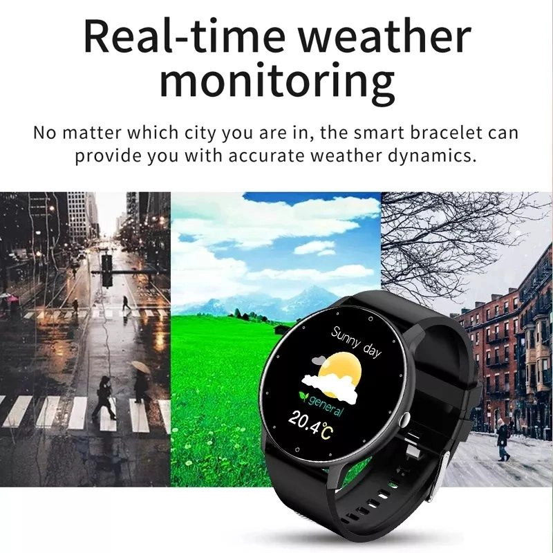 SMARTWATCH ZL02 AZUL BLUETOOTH SPORTS FITNESS - 7