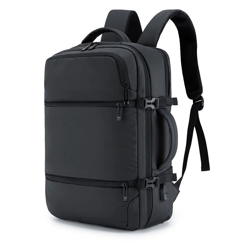 MOCHILA MULTIFUNCIONAL DE VIAJE, ESTUDIO O NEGOCIOS IMPERMEABLE CON PUERTO USB 37 LITROS POLIESTER - 2