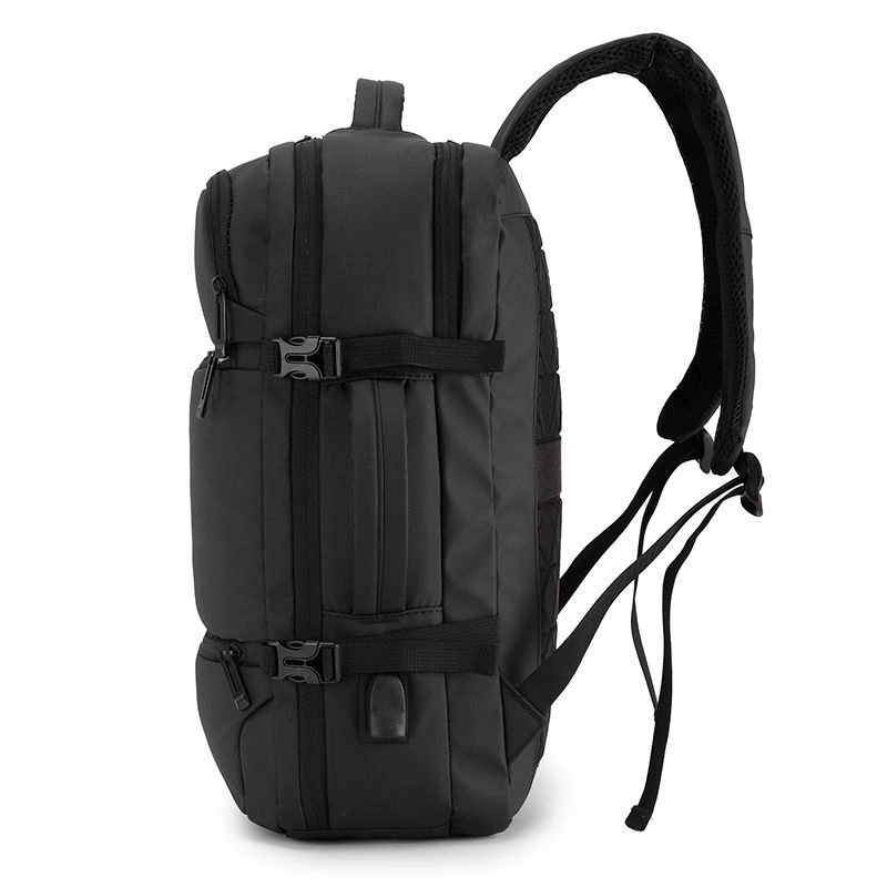 MOCHILA MULTIFUNCIONAL DE VIAJE, ESTUDIO O NEGOCIOS IMPERMEABLE CON PUERTO USB 37 LITROS POLIESTER - 3