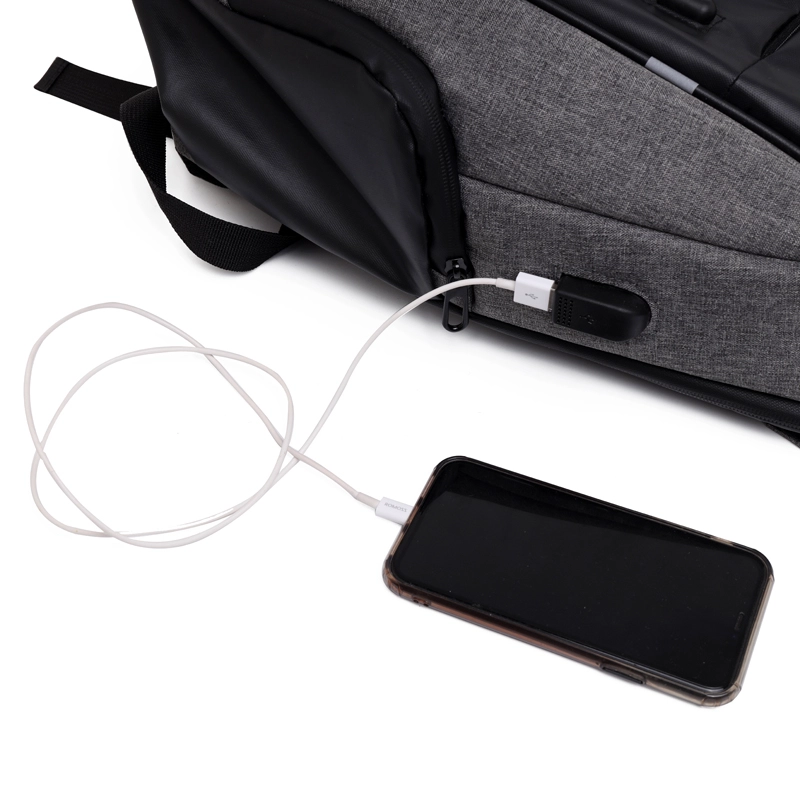 MOCHILA MULTIFUNCIONAL LAPTOP IMPERMEABLE CON PUERTO USB 35 LITROS - 7
