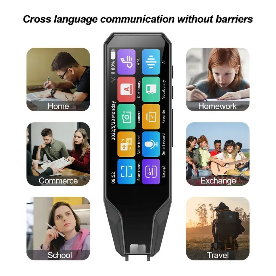 TRADUCTOR INTELIGENTE DE BOLSILLO PARA 150 IDIOMAS CON ESCÁNER INTEGRADO - 3